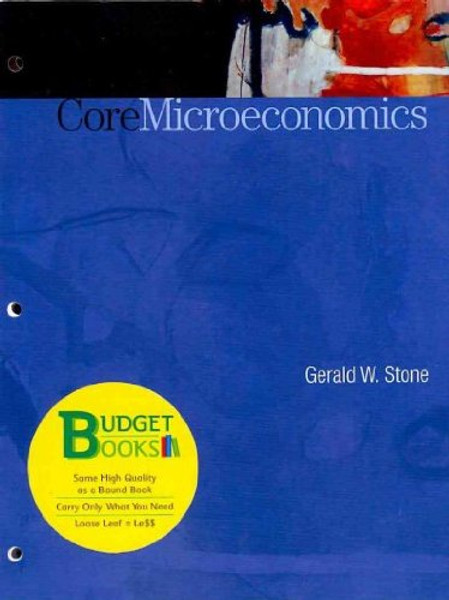 Core Microeconomics and CourseTutor