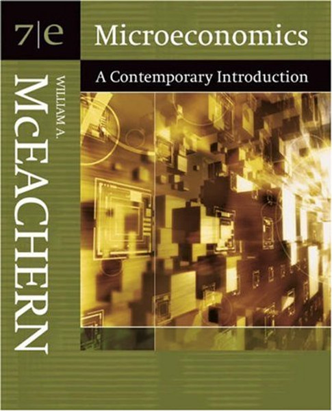 Microeconomics: A Contemporary Introduction (with InfoTrac) (Available Titles CengageNOW)