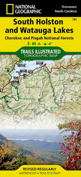 South Holston and Watauga Lakes [Cherokee and Pisgah National Forests] (National Geographic Trails Illustrated Map)