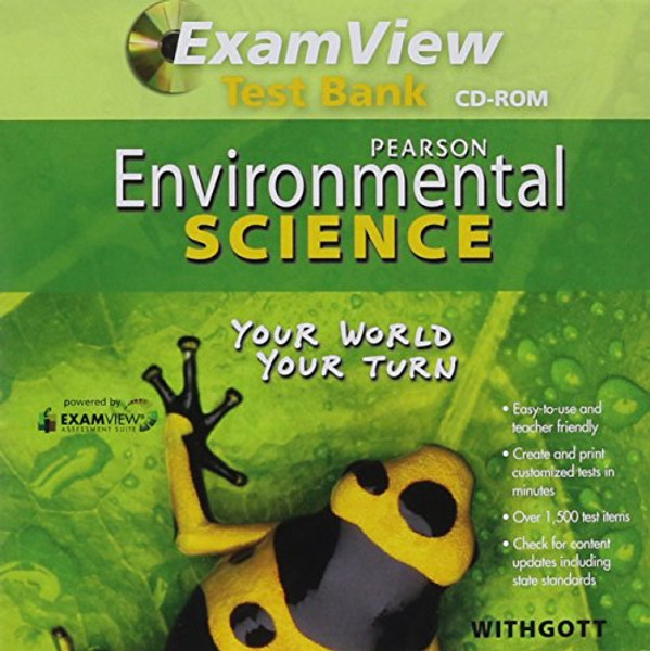 ENVIRONMENTAL SCIENCE 2011 EXAMVIEW COMPUTER TEST BANK GRADE 11