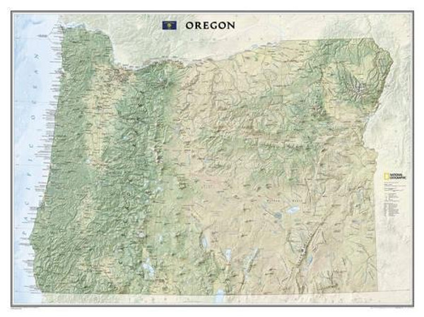 Oregon [Tubed] (National Geographic Reference Map)