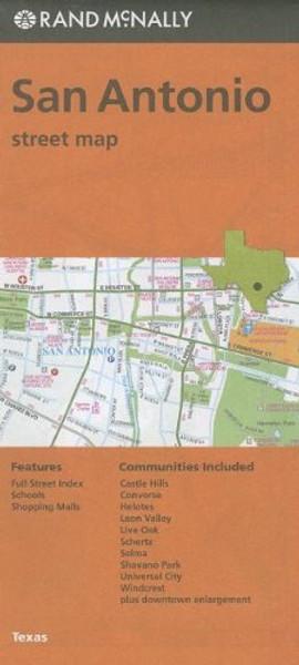 Rand McNally Folded Map: San Antonio Street Map
