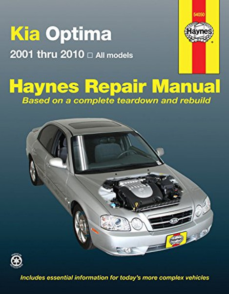 KIA Optima 2001-2010 Repair Manual (Haynes Repair Manual)