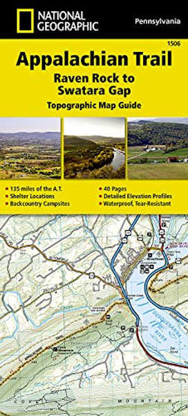 Appalachian Trail, Raven Rock to Swatara Gap [Pennsylvania] (National Geographic Trails Illustrated Map)