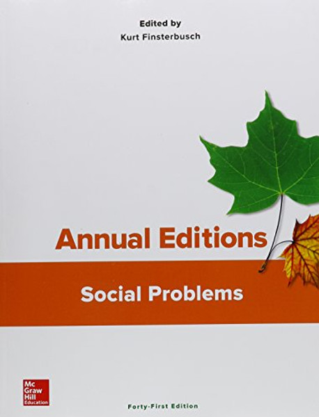 Annual Editions: Social Problems, 41/e