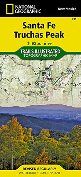 Santa Fe, Truchas Peak (National Geographic Trails Illustrated Map)