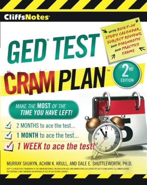 CliffsNotes GED TEST Cram Plan Second Edition (Cliffsnotes Cram Plan)