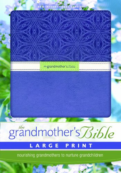 NIV, Grandmother's Bible, Large Print, Imitation Leather, Purple