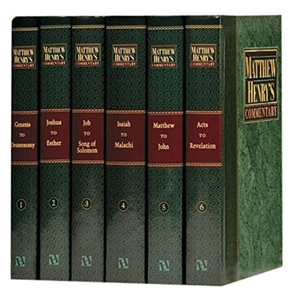 Matthew Henry's Commentary on the Whole Bible: Complete and Unabridged in 6 Volumes
