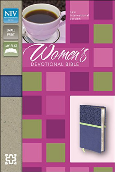 NIV, Women's Devotional Bible, Compact, Imitation Leather, Blue
