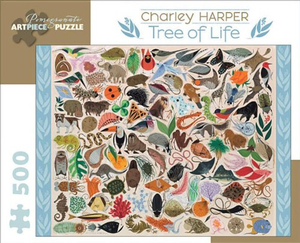 Charley Harper - Tree of Life: 500 Piece Puzzle (Pomegranate Artpiece Puzzle)