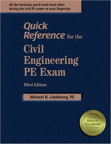 Quick Reference for the Civil Engineering PE Exam