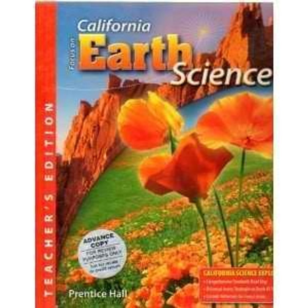 Focus on Earth Science - California, Teacher's Edition
