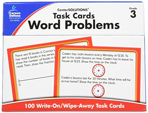 Task Cards: Word Problems, Grade 3