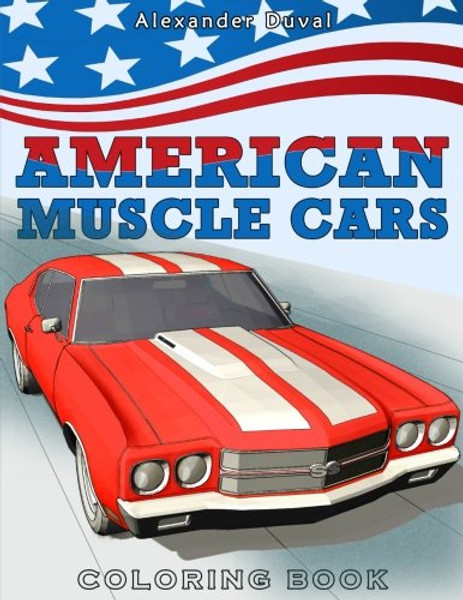 American Muscle Cars Coloring Book