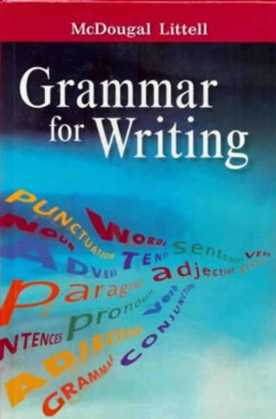 McDougal Littell Literature: Grammar for Writing Grade 7