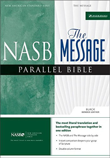 NASB, The Message, Parallel Bible, Bonded Leather, Black