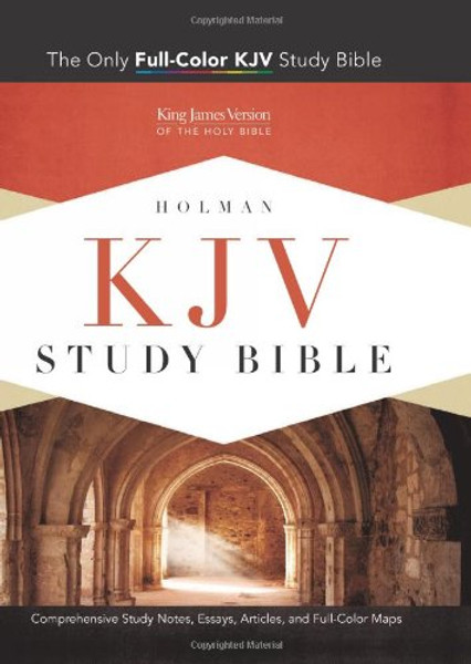 KJV Study Bible, Blue/Taupe LeatherTouch