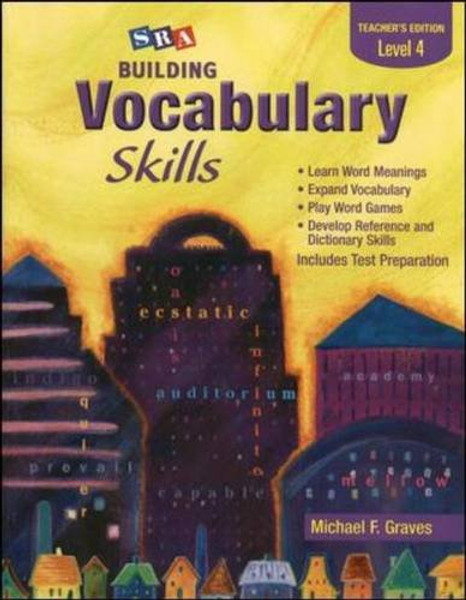 Building Vocabulary Skills A - Teacher's Edition - Level 4