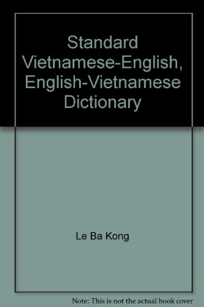 Vietnamese-English, English Vietnamese Dictionary