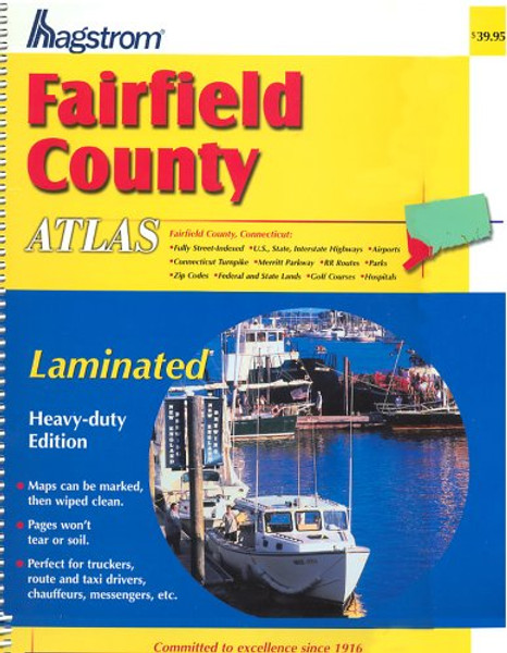 Hagstrom Fairfield County Atlas: Laminated