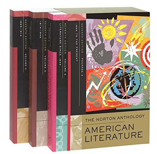 c,d,e: The Norton Anthology of American Literature, Package 2: Volumes C, D, and E