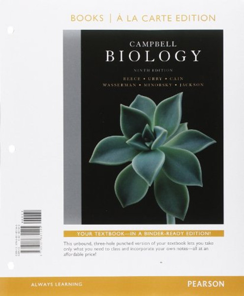 Campbell Biology, Books a la Carte Plus MasteringBiology -- Access Card Package (9th Edition)