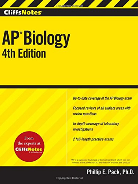 CliffsNotes AP Biology, Fourth Edition