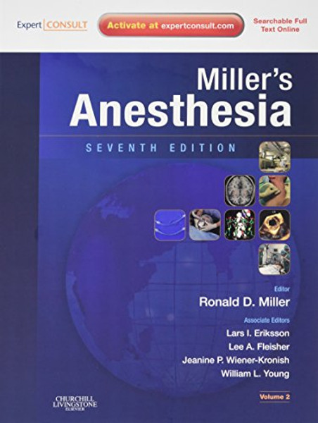 Miller's Anesthesia 2 volume set: Expert Consult - Online and Print, 7e