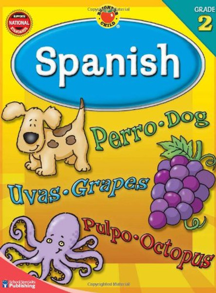 Spanish, Grade 2 (Brighter Child Workbooks)