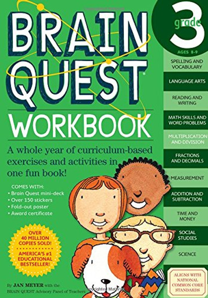 Brain Quest Workbook: Grade 3