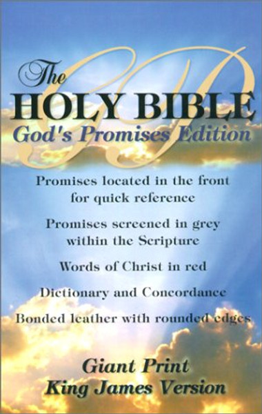 The Holy Bible God's Promises Edition