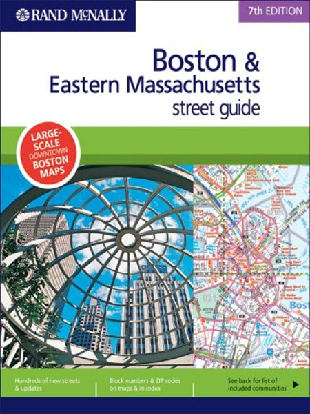 Rand McNally 7th Edition Boston & Eastern Massachusetts street guide