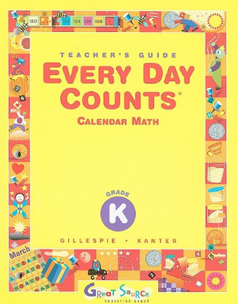 Every Day Counts Calendar Math, Grade K