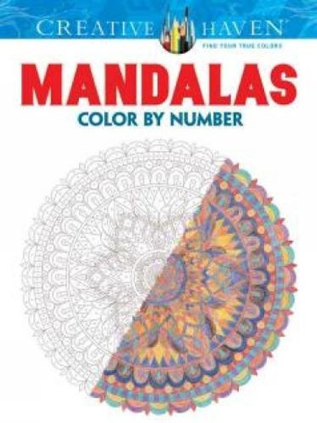 Creative Haven Mandalas Color by Number Coloring Book (Adult Coloring)
