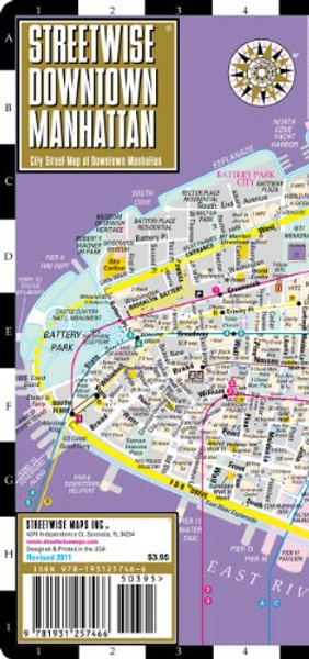 Streetwise Downtown Manhattan Map - Laminated Street Map of Downtown Manhattan, NY (Streetwise (Streetwise Maps))