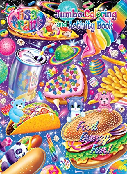 Lisa Frank Jumbo Coloring & Activity Book - Food Frenzy Fun