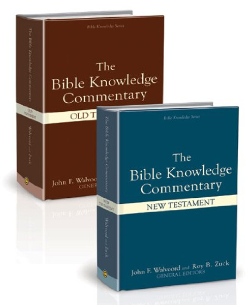 Bible Knowledge Commentary (2 Volume Set) (Bible Knowledge Series)