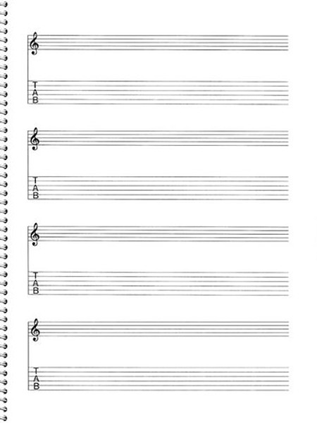 159. Spiral Book 4-Stave/16 Chord Boxes (Guitar): Passantino Manuscript Paper (Passantino Music Papers)