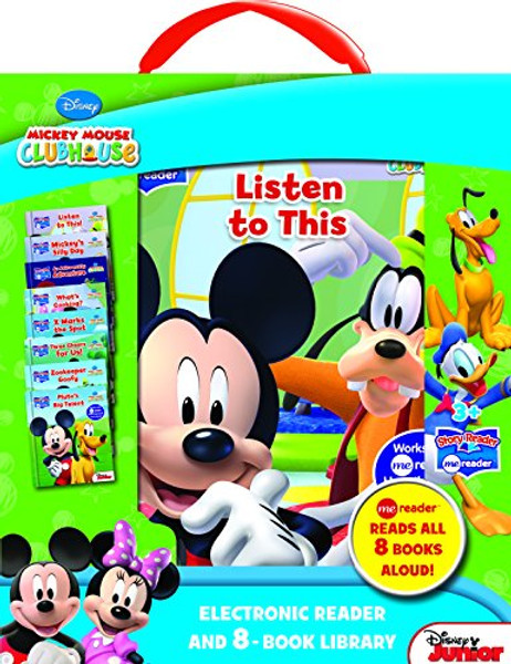 Mickey Mouse Clubhouse Electronic Reader and 8-Book Library: Story Reader ME Reader