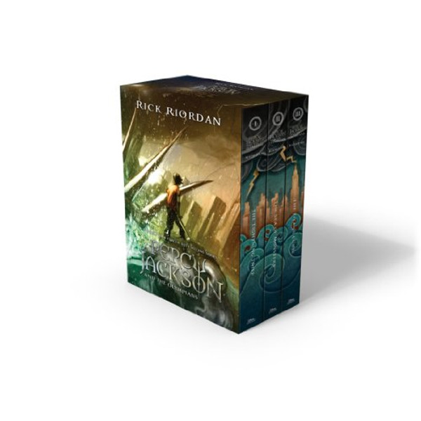 Percy Jackson and the Olympians 3 Book Paperback Boxed Set with new covers (Percy Jackson & the Olympians)