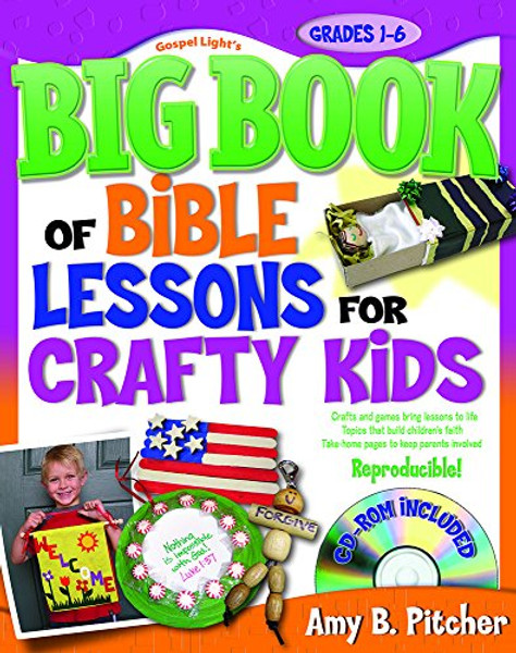 The Big Book of Bible Lessons for Crafty Kids (with CD-ROM) (Big Books)