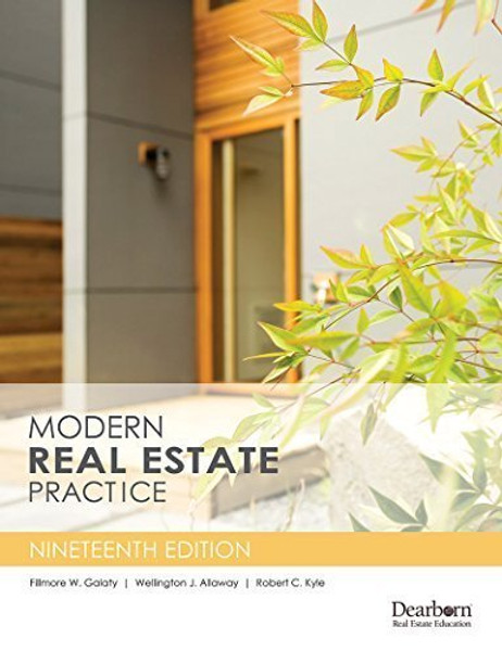Modern Real Estate Practice, 19th Edition
