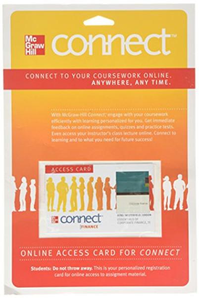 Connect Finance 1 Semester Access Card for Essentials of Corporate Finance