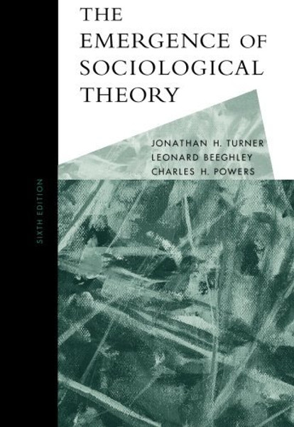 The Emergence of Sociological Theory