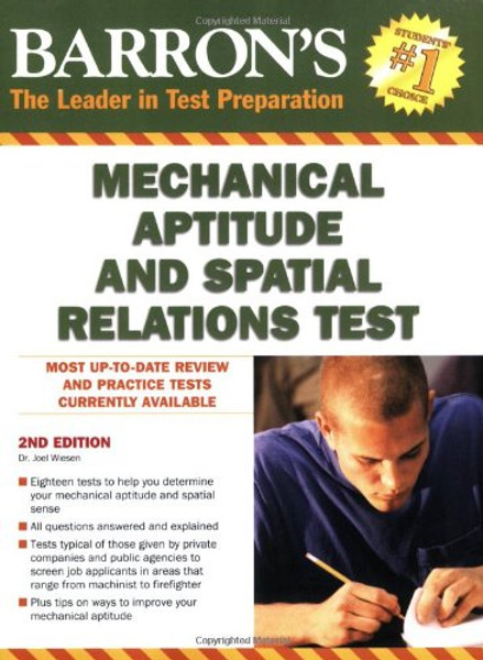 Barron's Mechanical Aptitude and Spatial Relations Test