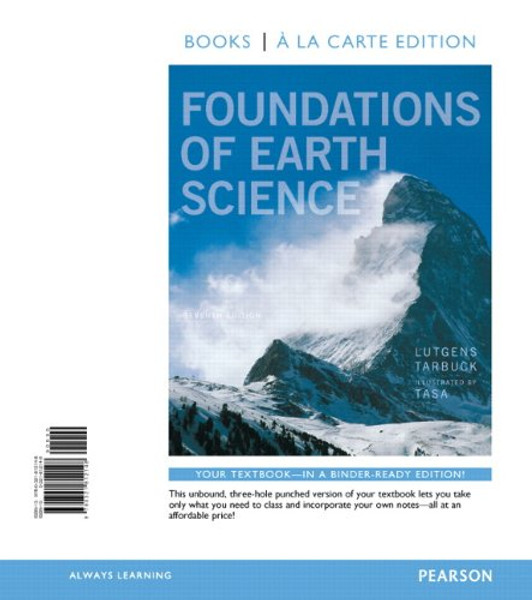 Foundations of Earth Science, Books a la Carte Edition (7th Edition)