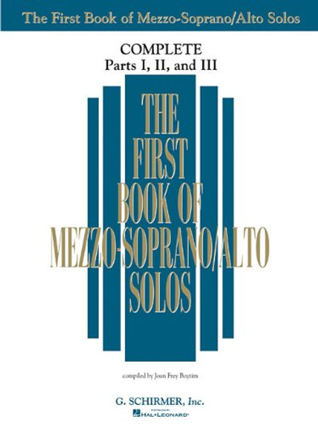 The First Book of Solos Complete - Parts I, II and III: Mezzo-Soprano/Alto