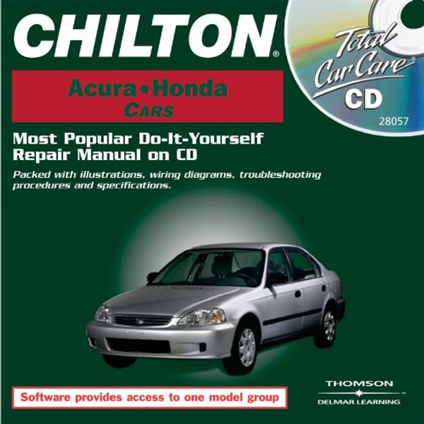 Total Car Care CD-ROM: Acura - Honda Cars, 1984-2000 Jewel Case