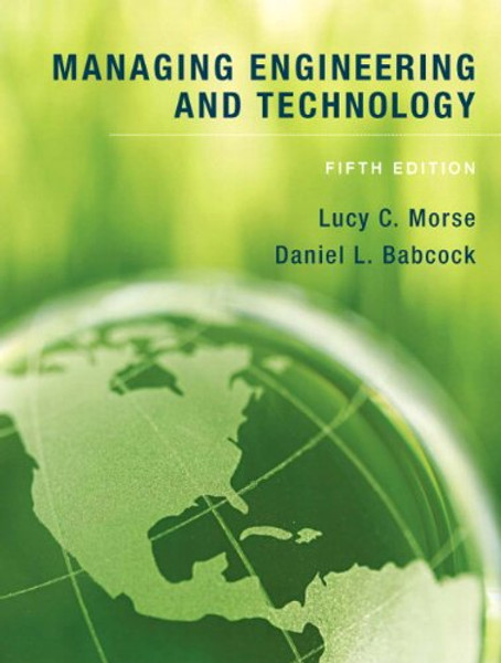 Managing Engineering and Technology (5th Edition)